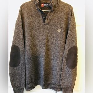 Men’s Chaps 1/4 Button Down Sweater. Size XL.